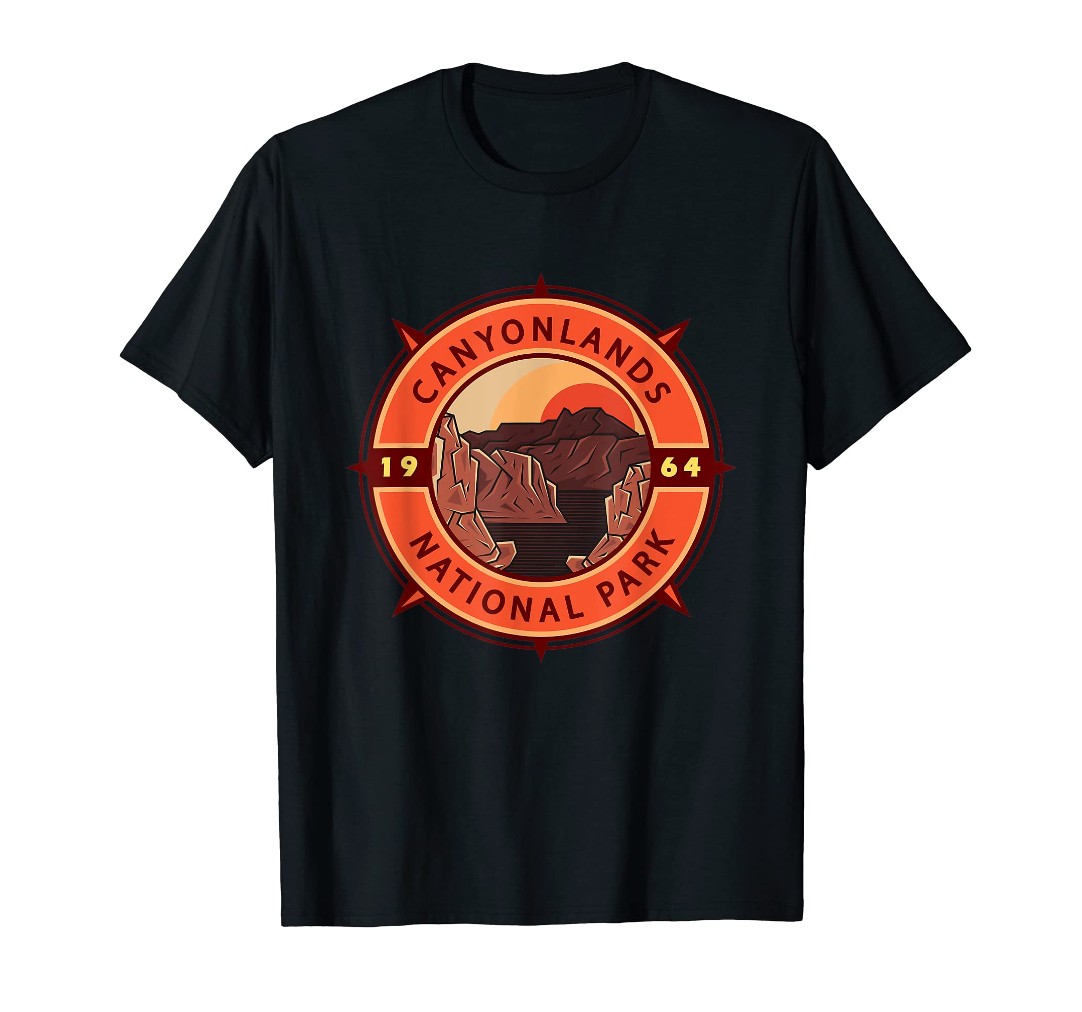Canyonlands National Park Compass T-Shirt - Aesthetic Graphic for Adults - T-Shirt, Sweatshirt, Hoodie