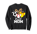 Ball Mom Funny Baseball Softball Sweatshirt - Custom Art Print Men Women - T-Shirt, Sweatshirt, Hoodie