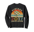 2017 Birthday Cassette Tape Sweatshirt - Minimalist Print Men Women - T-Shirt, Sweatshirt, Hoodie