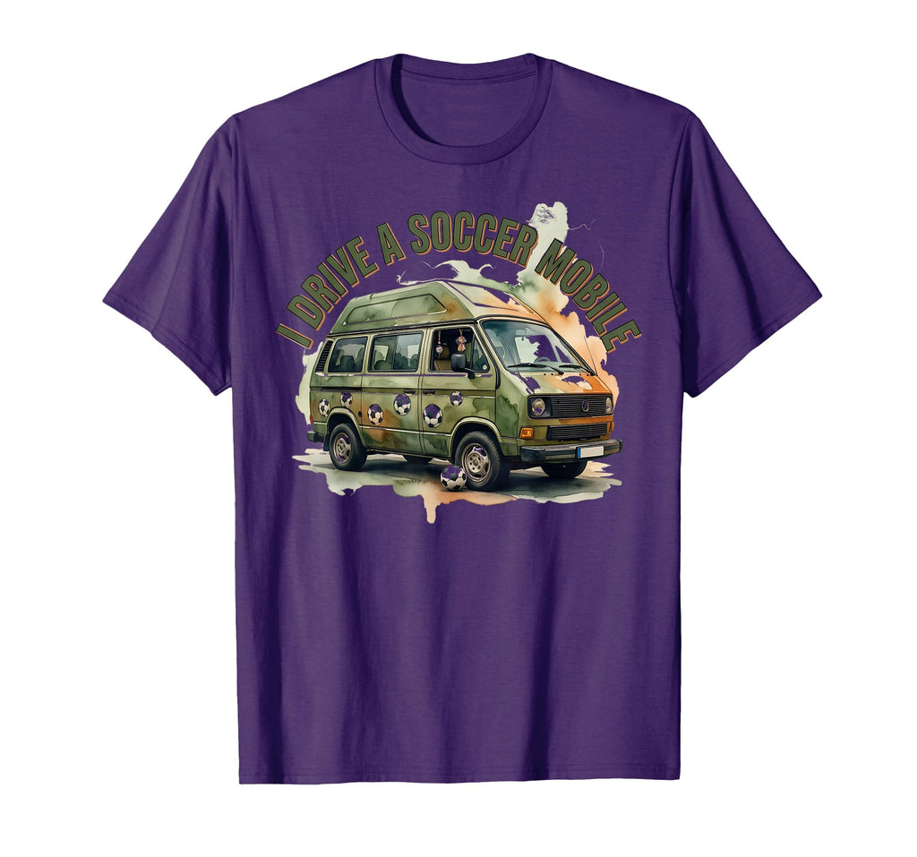 I Drive Soccer Mobile Soccer Mom T-Shirt - Trendy Graphic Unisex - T-Shirt, Sweatshirt, Hoodie