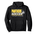 Yellow Panthers Soccer Mom Game Day Hoodie - Custom Art Print Unisex - T-Shirt, Sweatshirt, Hoodie