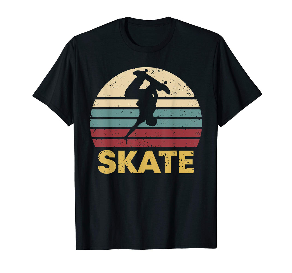 Skateboard Distressed 70S 80S T-Shirt - Casual Everyday Wear for Adults - T-Shirt, Sweatshirt, Hoodie