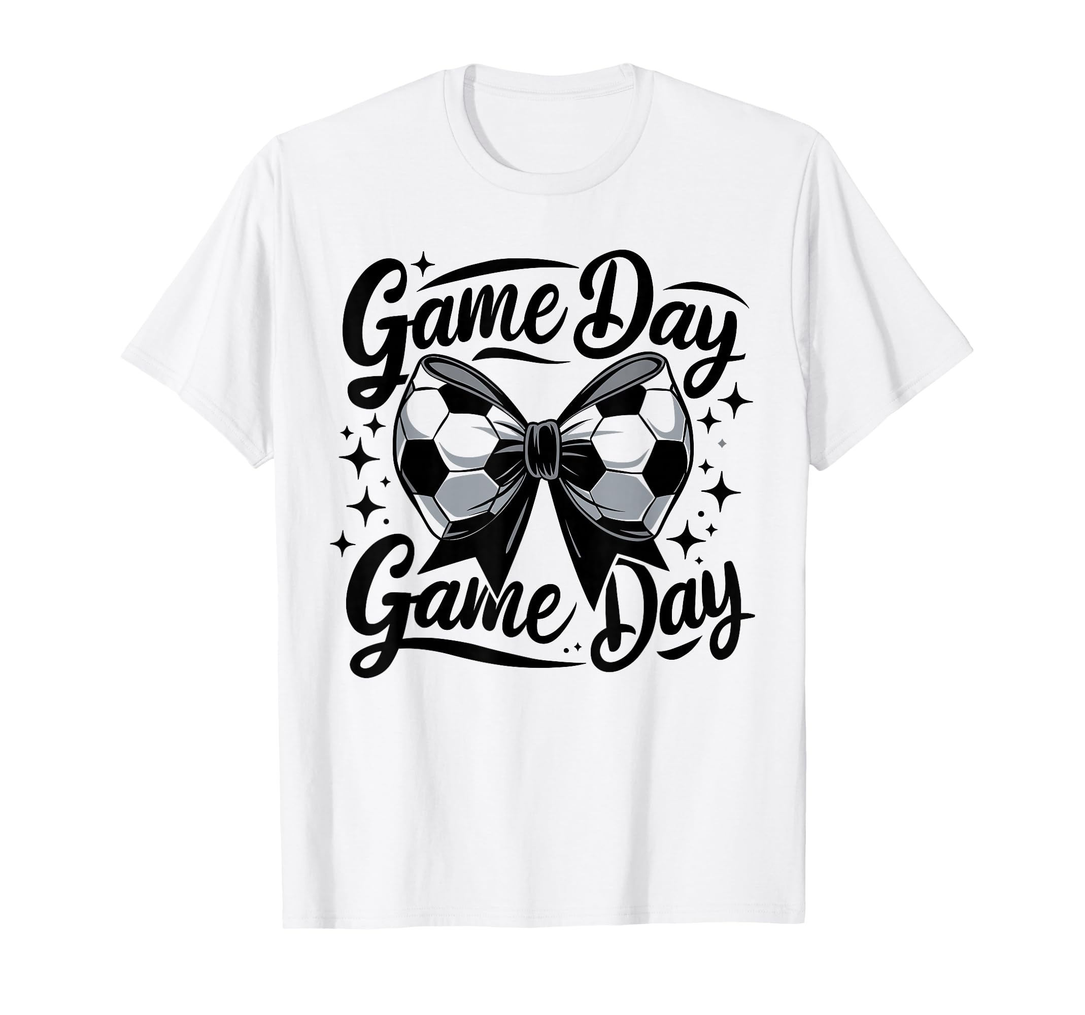 Game Day Soccer Coquette Preppy Soccer T-Shirt - Trendy Graphic Men Women - T-Shirt, Sweatshirt, Hoodie
