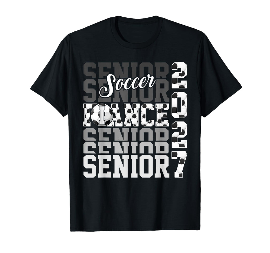 Senior 2027 Soccer Fiance Proud T-Shirt - Fun Novelty Design for Adults - T-Shirt, Sweatshirt, Hoodie