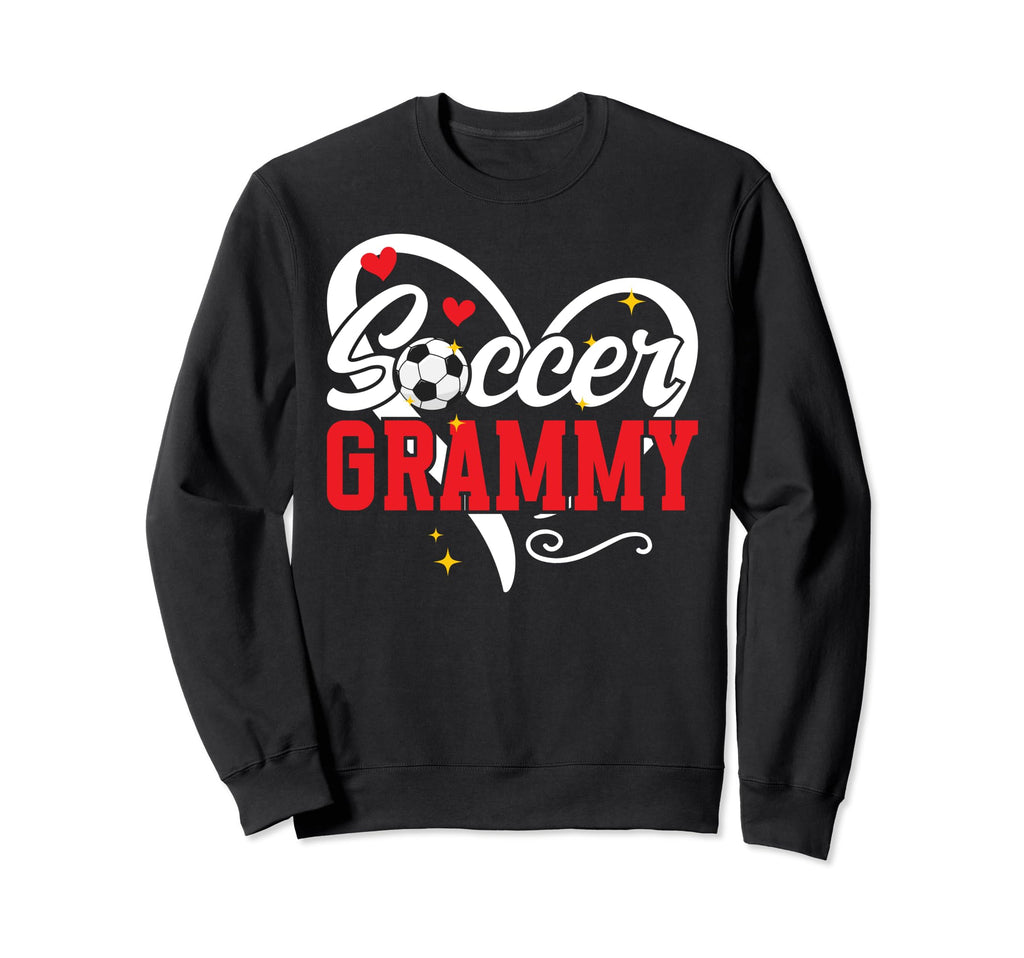 Soccer Grammy Heart Grandma Grammy Sweatshirt - Custom Art Print Unisex - T-Shirt, Sweatshirt, Hoodie
