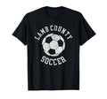 Lamb County Soccer Distressed 90S T-Shirt - Trendy Graphic Unisex - T-Shirt, Sweatshirt, Hoodie