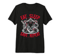 Eat Sleep Save Repeat Ice Hockey T-Shirt - Aesthetic Graphic Men Women - T-Shirt, Sweatshirt, Hoodie