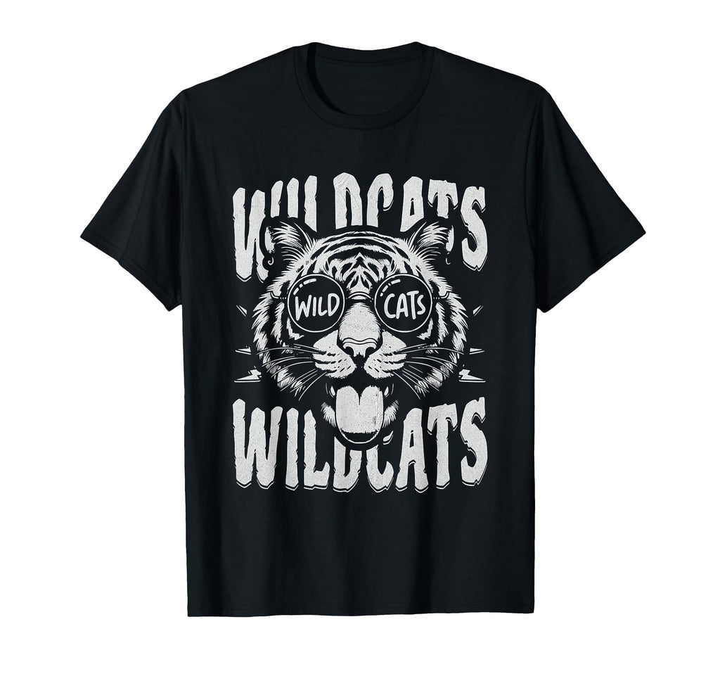 Wildcats School Sports Fan Team Spirit T-Shirt - Unique Graphic for Adults - T-Shirt, Sweatshirt, Hoodie