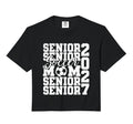 Senior Mom 2027 Soccer Class 2028 Funny T-Shirt - Minimalist Print Unisex - T-Shirt, Sweatshirt, Hoodie