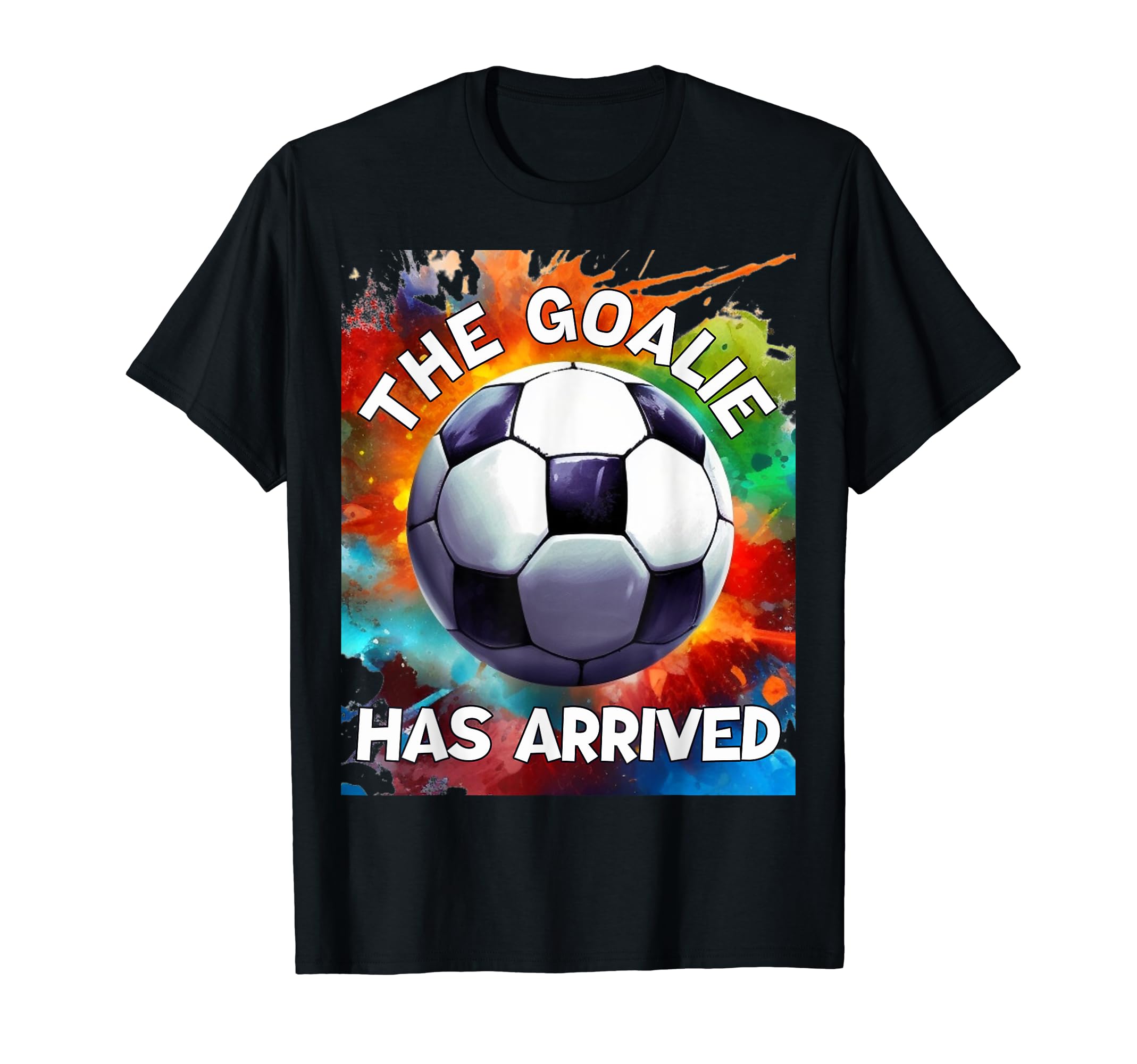 Goalie Soccer Player Goalkeeper T-Shirt - Custom Art Print for Adults - T-Shirt, Sweatshirt, Hoodie