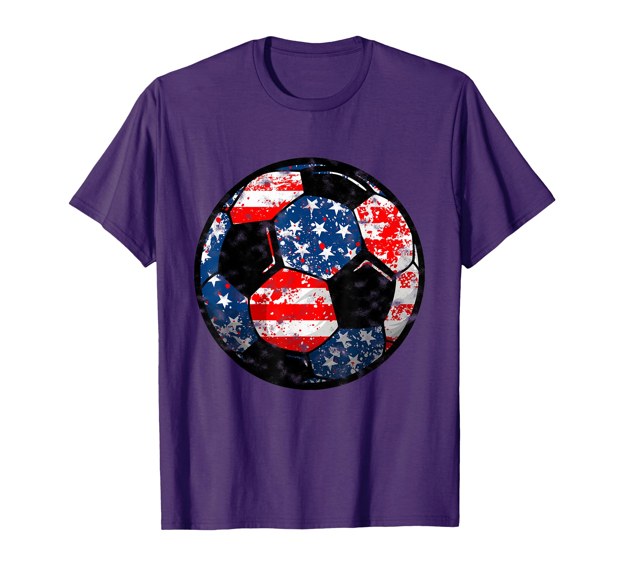 4Th July Usa Flag Soccer Patriotic Soccer T-Shirt - Unique Graphic Unisex - T-Shirt, Sweatshirt, Hoodie
