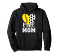 Ball Mom Soccer Softball Mom Hoodie - Casual Everyday Wear for Adults - T-Shirt, Sweatshirt, Hoodie