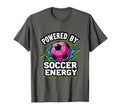 Powered Soccer Energy Sports T-Shirt - Trendy Graphic Men Women - T-Shirt, Sweatshirt, Hoodie