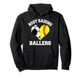 Busy Raising Ballers Soccer Hoodie - Casual Everyday Wear Men Women - T-Shirt, Sweatshirt, Hoodie