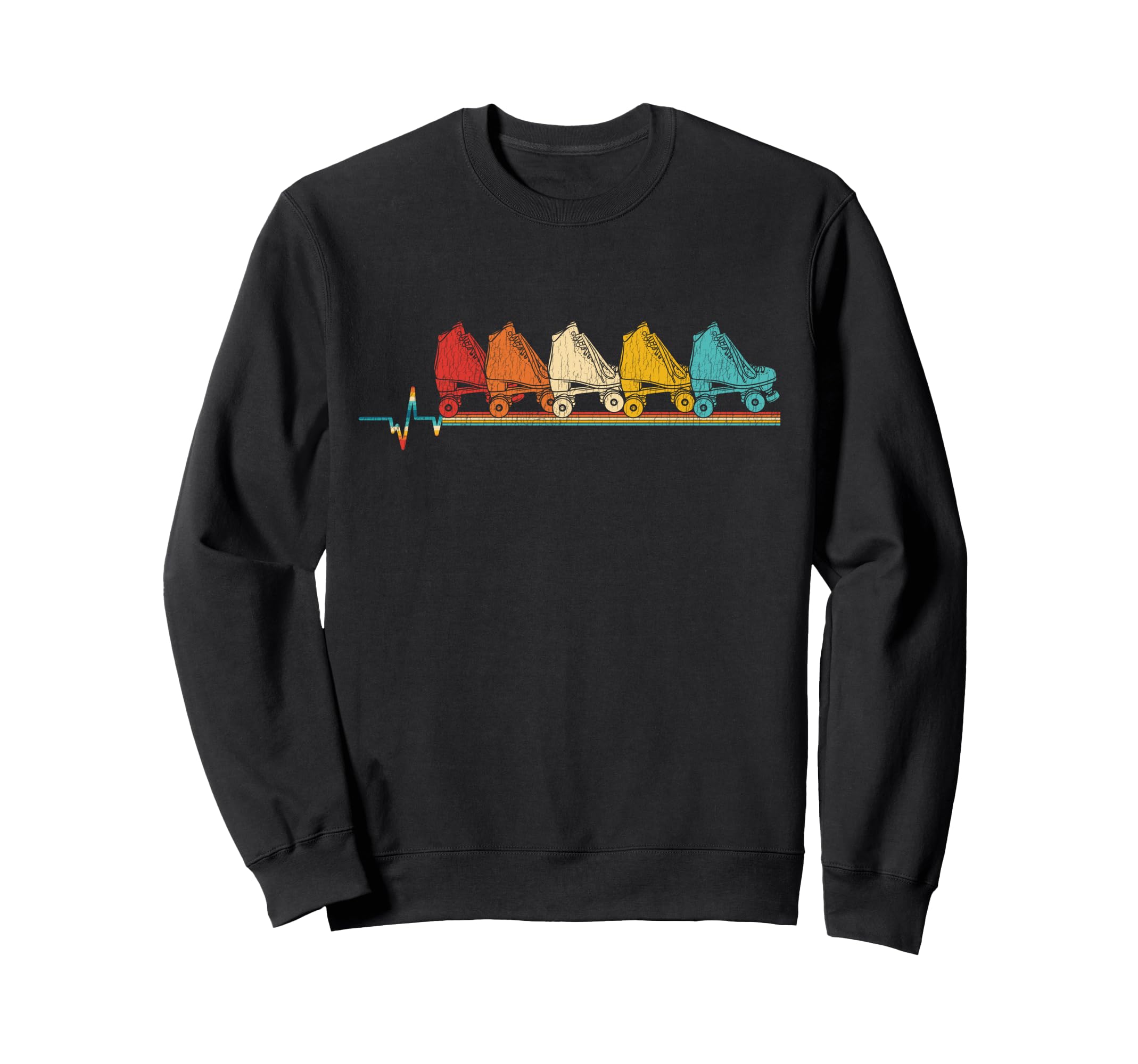 Roller Skating Skate Sweatshirt - Minimalist Print for Adults - T-Shirt, Sweatshirt, Hoodie