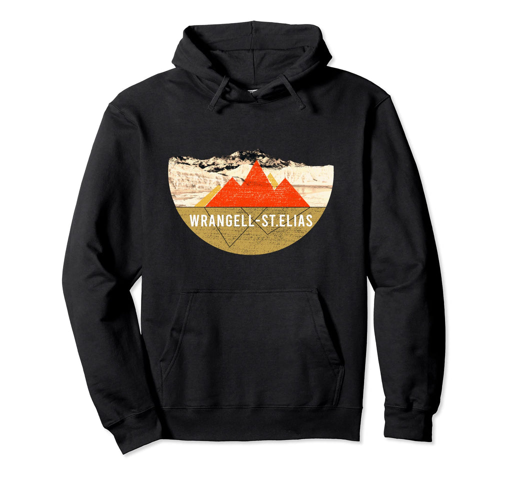 Usa Mountain Wrangell St Elias Hoodie - Casual Everyday Wear Men Women - T-Shirt, Sweatshirt, Hoodie