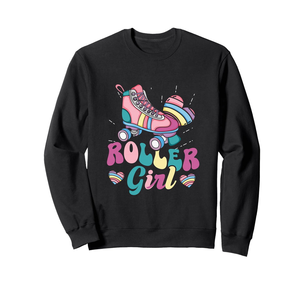 Roller Skater Skating 70S 80S 90S Sweatshirt - Streetwear Style for Adults - T-Shirt, Sweatshirt, Hoodie