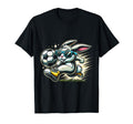 Happy Easter Soccer Easter Bunny Funny T-Shirt - Novelty Apparel Unisex - T-Shirt, Sweatshirt, Hoodie