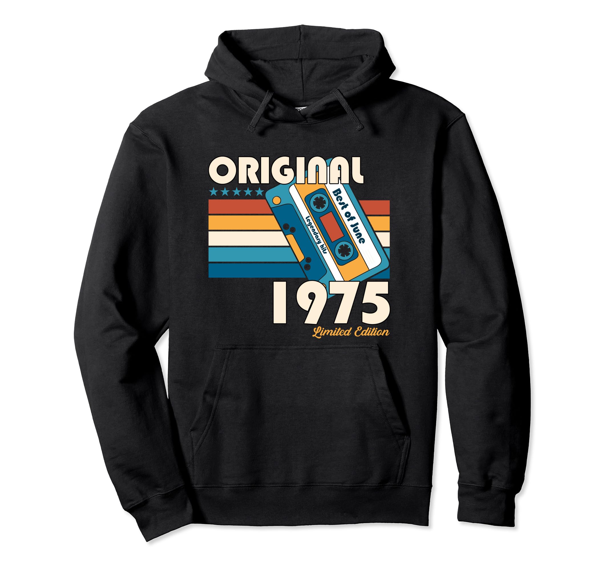 49Th Birthday June 1975 Cassette Gifts Hoodie - Graphic Print Men Women - T-Shirt, Sweatshirt, Hoodie