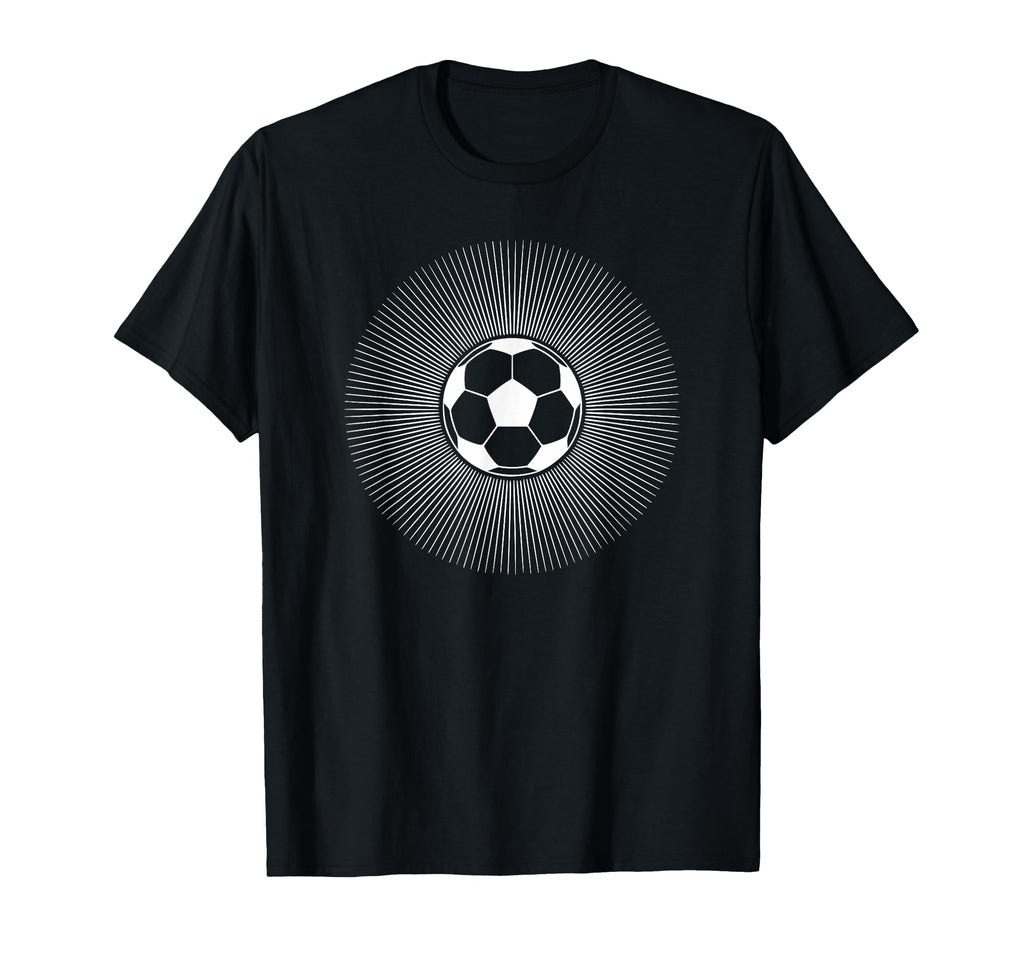 Soccer Ball Modern Minimalist T-Shirt - Fun Novelty Design Men Women - T-Shirt, Sweatshirt, Hoodie