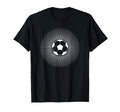 Soccer Ball Modern Minimalist T-Shirt - Fun Novelty Design Men Women - T-Shirt, Sweatshirt, Hoodie