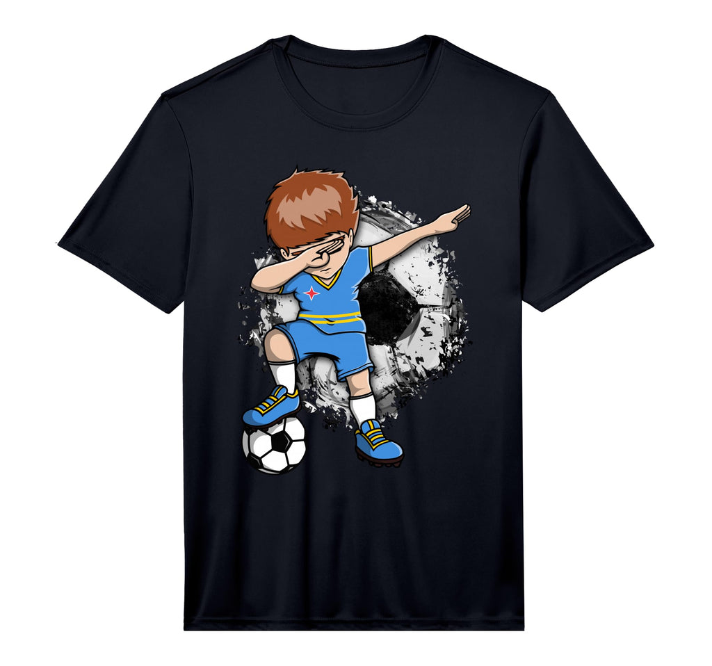 Dabbing Soccer Aruba Jersey Aruban T-Shirt - Unique Graphic Unisex - T-Shirt, Sweatshirt, Hoodie