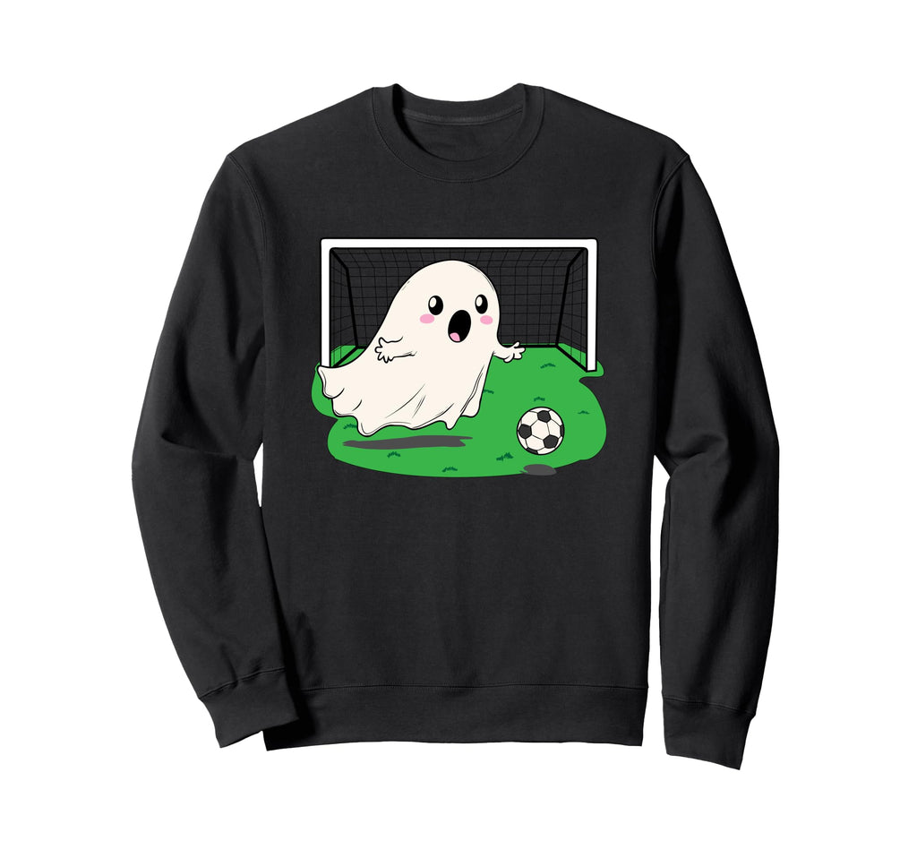 Funny Ghost Soccer Goalie Sweatshirt - Aesthetic Graphic for Adults - T-Shirt, Sweatshirt, Hoodie