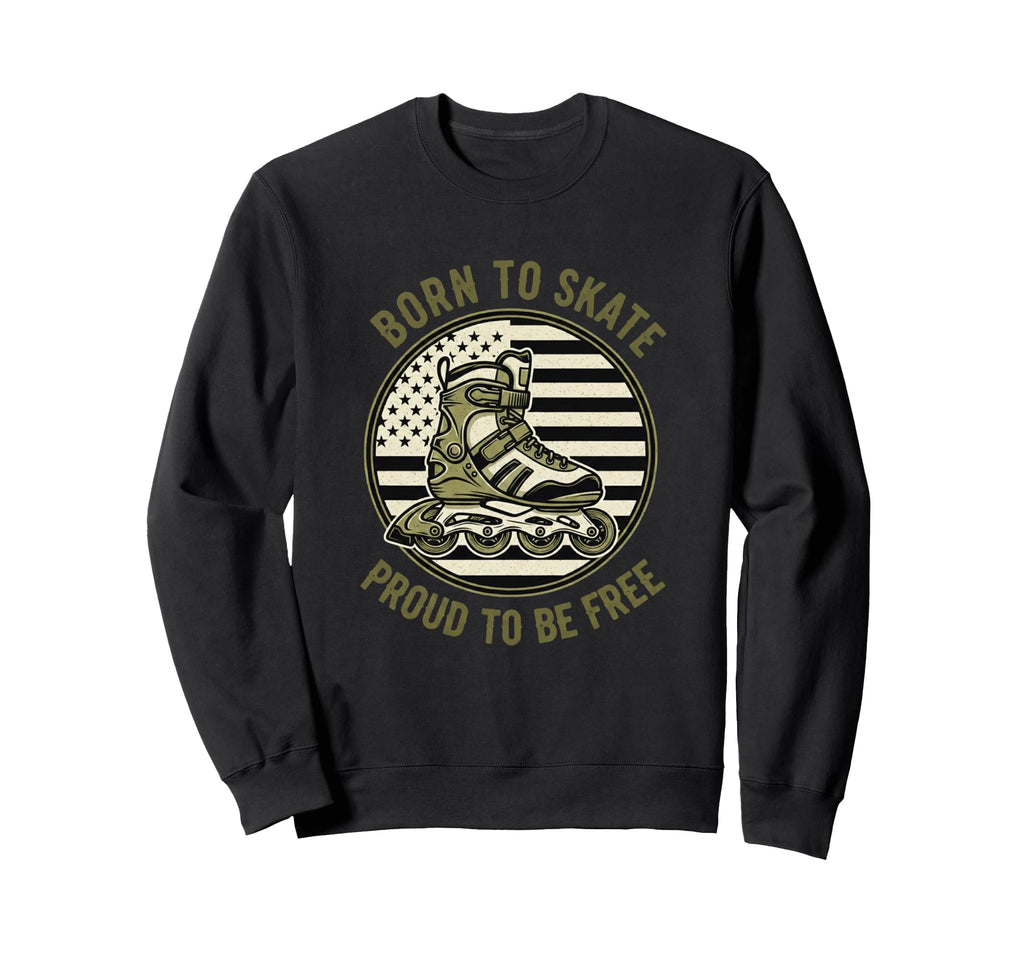 Usa Born To Jam Proud To Be Free Sweatshirt - Fun Novelty Design Unisex - T-Shirt, Sweatshirt, Hoodie