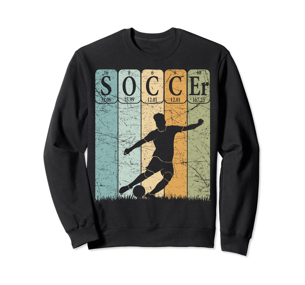 Soccer Periodic Table Elements Soccer Sweatshirt - Unique Graphic Unisex - T-Shirt, Sweatshirt, Hoodie