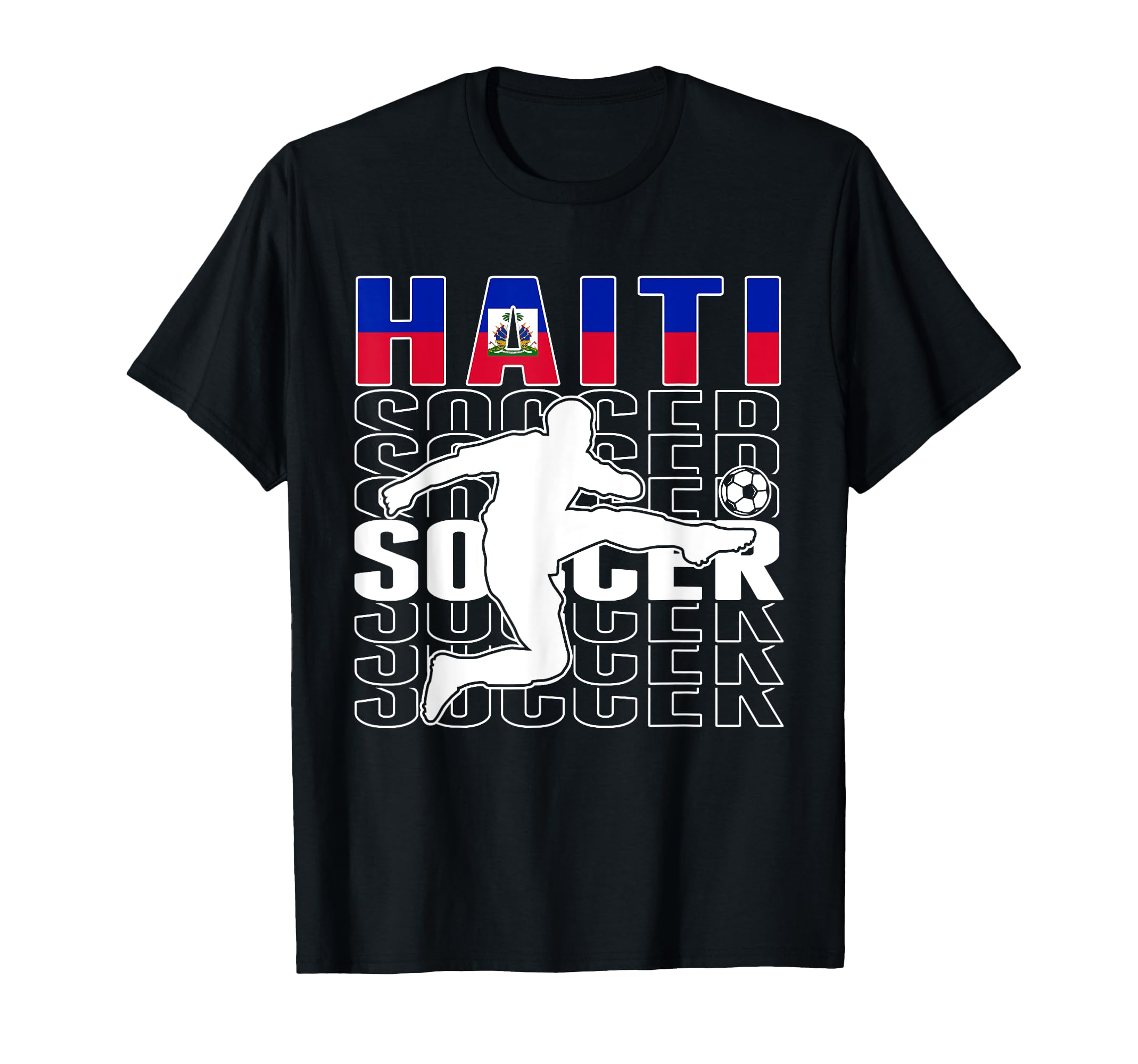 Haiti Soccer Lovers Jersey Proud Haitian T-Shirt - Graphic Print Men Women - T-Shirt, Sweatshirt, Hoodie
