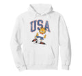 Garfield Soccer Usa Hoodie - Streetwear Style Unisex - T-Shirt, Sweatshirt, Hoodie
