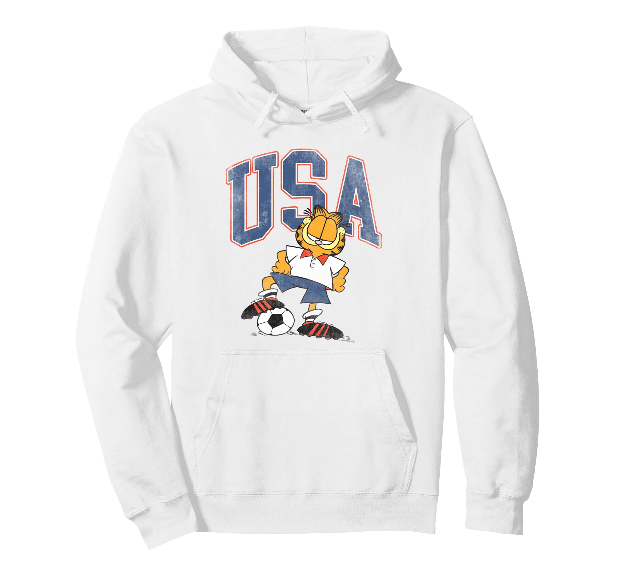 Garfield Soccer Usa Hoodie - Streetwear Style Unisex - T-Shirt, Sweatshirt, Hoodie