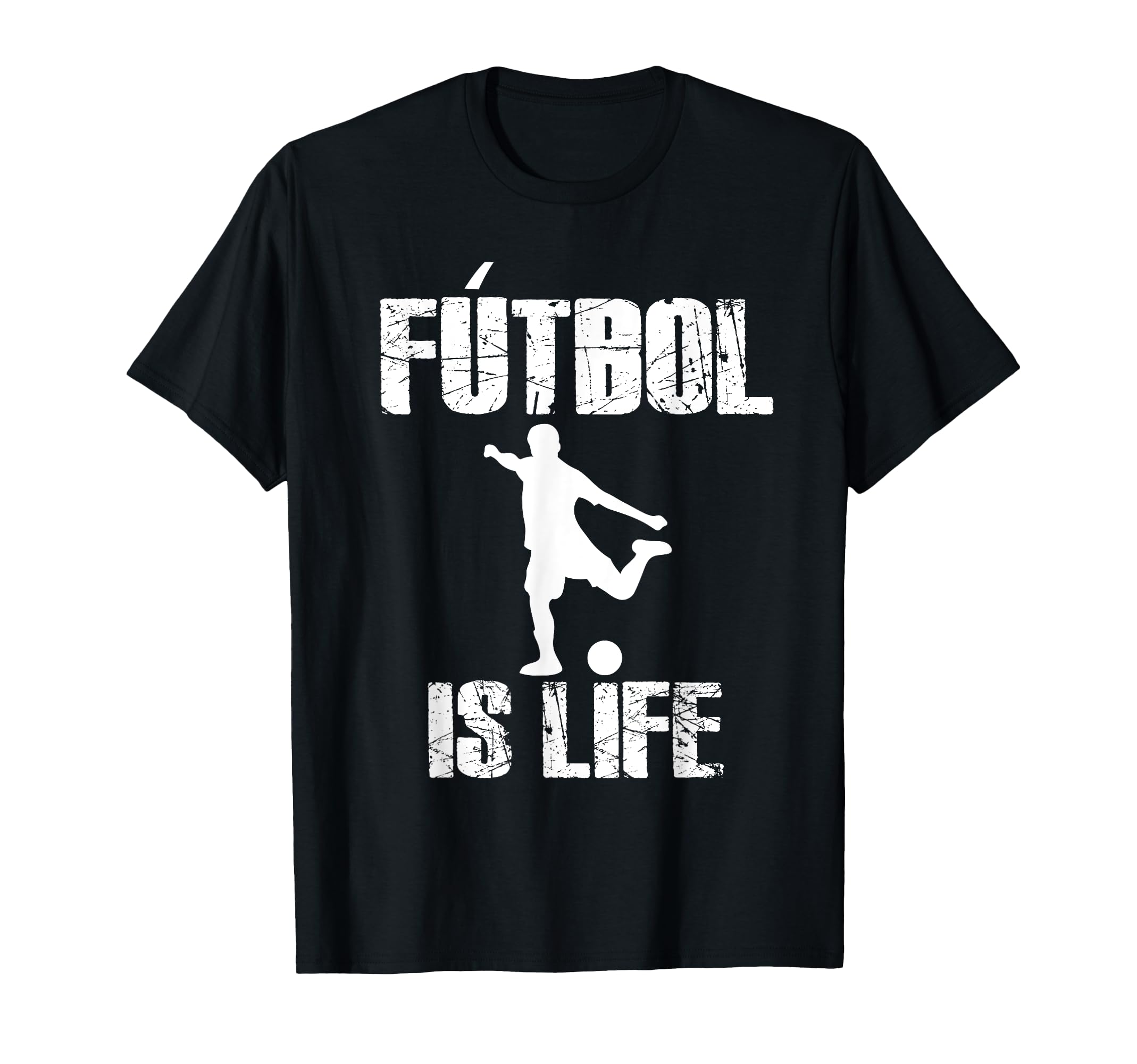 Funny Futbol Is Life Football Lover T-Shirt - Novelty Apparel Unisex - T-Shirt, Sweatshirt, Hoodie