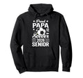 Proud Papa Soccer Senior 2026 Hoodie - Casual Everyday Wear Men Women - T-Shirt, Sweatshirt, Hoodie