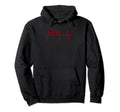 Soccer Player Soccer Wine Heartbeat Hoodie - Trendy Graphic Men Women - T-Shirt, Sweatshirt, Hoodie
