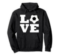 Love Soccer Player Sports Lover Hoodie - Minimalist Print for Adults - T-Shirt, Sweatshirt, Hoodie