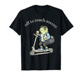 Off To Teach Soccer Funny Frog Teacher T-Shirt - Unique Graphic Men Women - T-Shirt, Sweatshirt, Hoodie