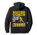 Soccer Coaching Training Trainer Hoodie - Aesthetic Graphic Men Women - T-Shirt, Sweatshirt, Hoodie