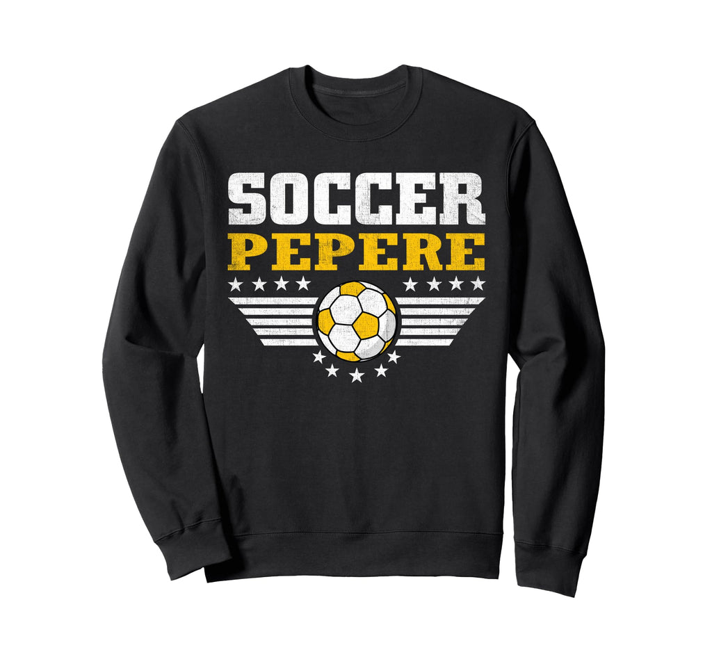 Soccer Pepere Funny Sports Sweatshirt - Minimalist Print for Adults - T-Shirt, Sweatshirt, Hoodie