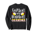 Softball Baseball Grandma Leopard Sweatshirt - Novelty Apparel Men Women - T-Shirt, Sweatshirt, Hoodie