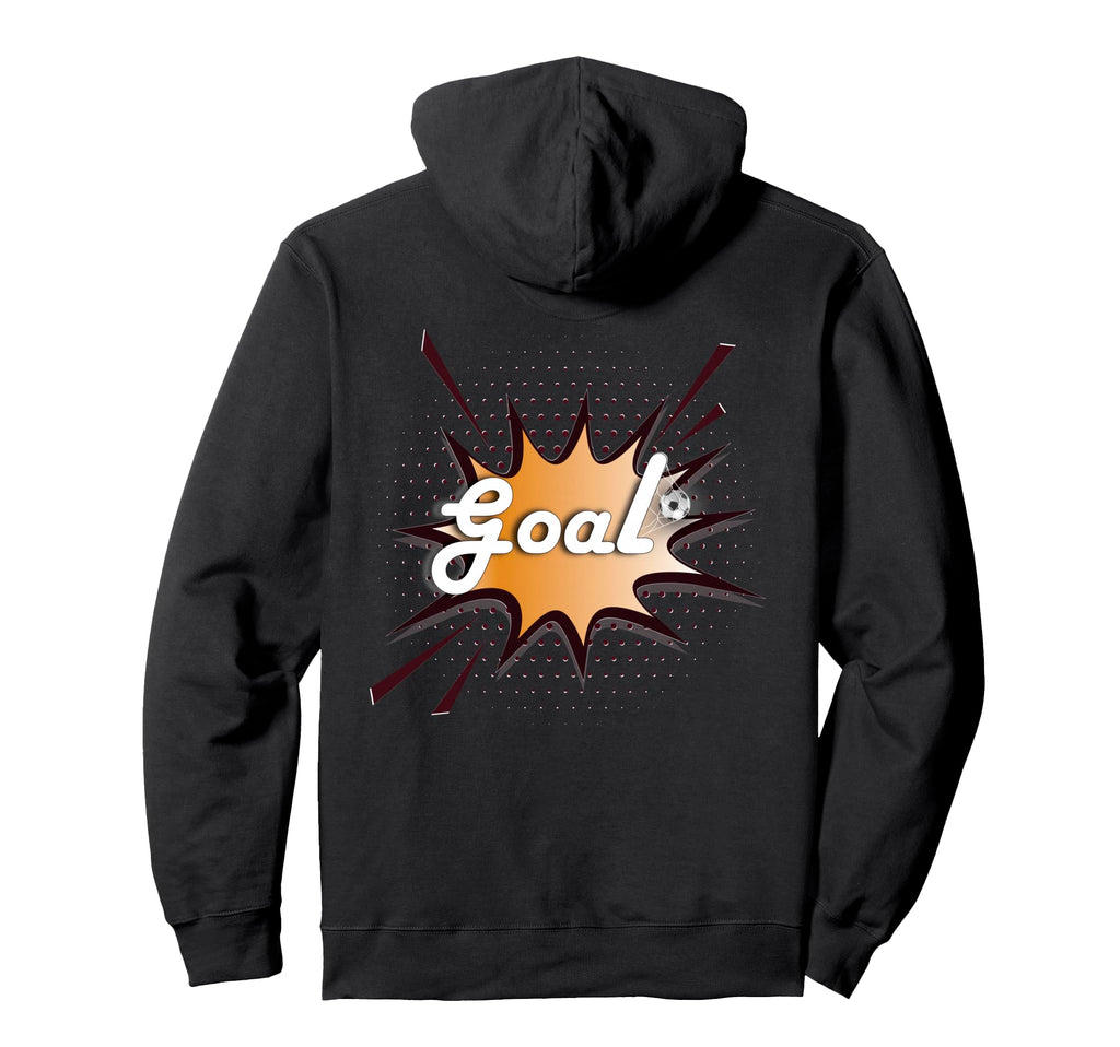 Goal Soccer Ball Net Comic Football Hoodie - Streetwear Style Men Women - T-Shirt, Sweatshirt, Hoodie
