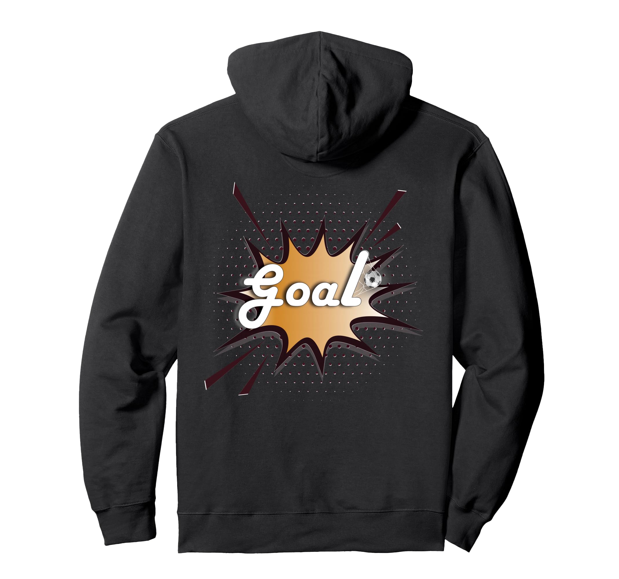 Goal Soccer Ball Net Comic Football Hoodie - Streetwear Style Men Women - T-Shirt, Sweatshirt, Hoodie
