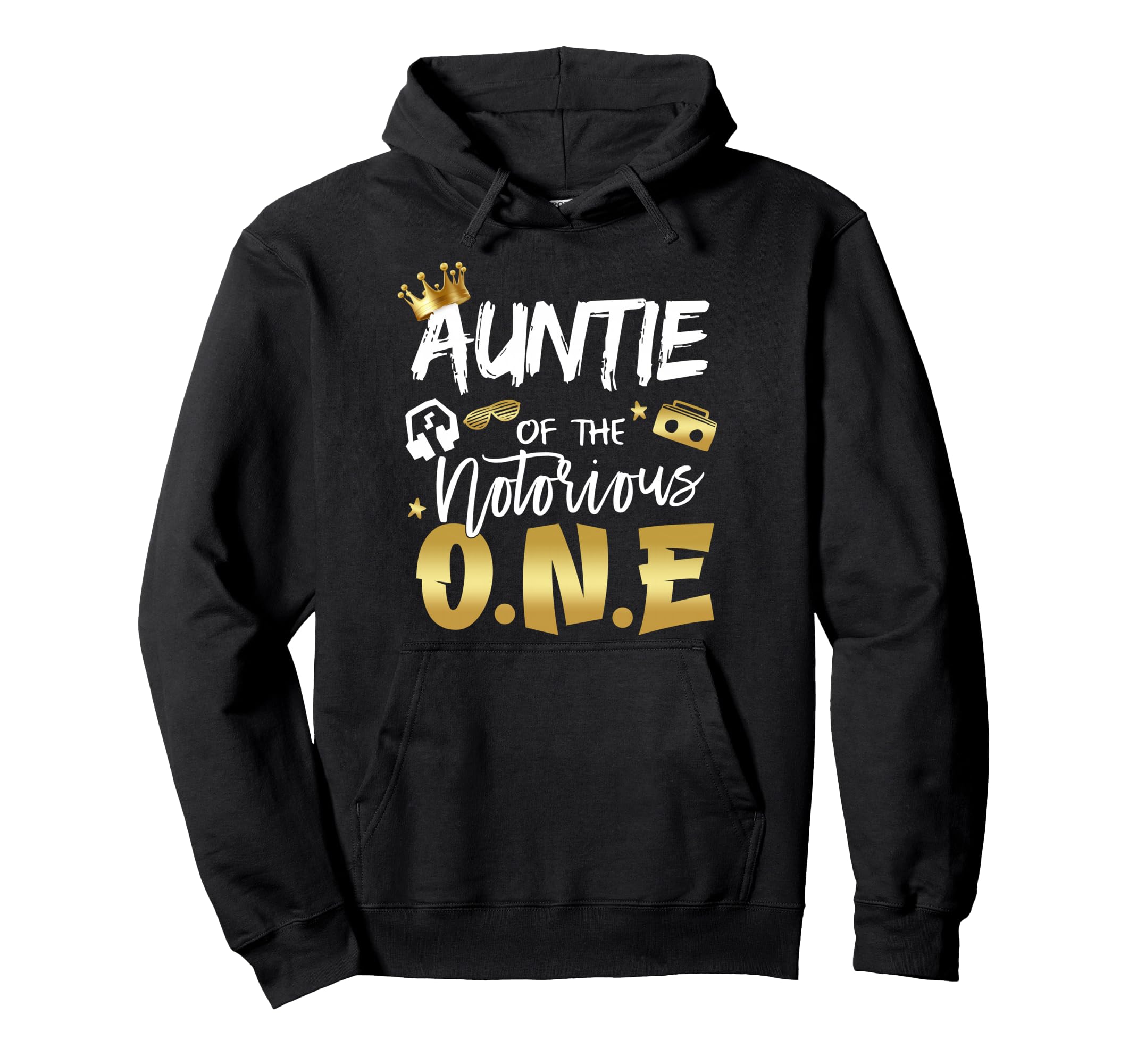 Auntie Notorious One Old School Hip Hoodie - Streetwear Style Men Women - T-Shirt, Sweatshirt, Hoodie