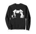 Distressed Soccer Halloween Costumes Sweatshirt - Trendy Graphic Men Women - T-Shirt, Sweatshirt, Hoodie