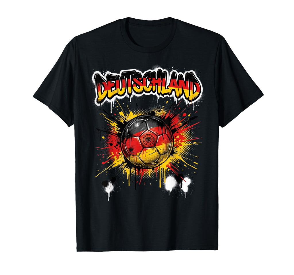 Germany Football Soccer Player Flag T-Shirt - Trendy Graphic for Adults - T-Shirt, Sweatshirt, Hoodie