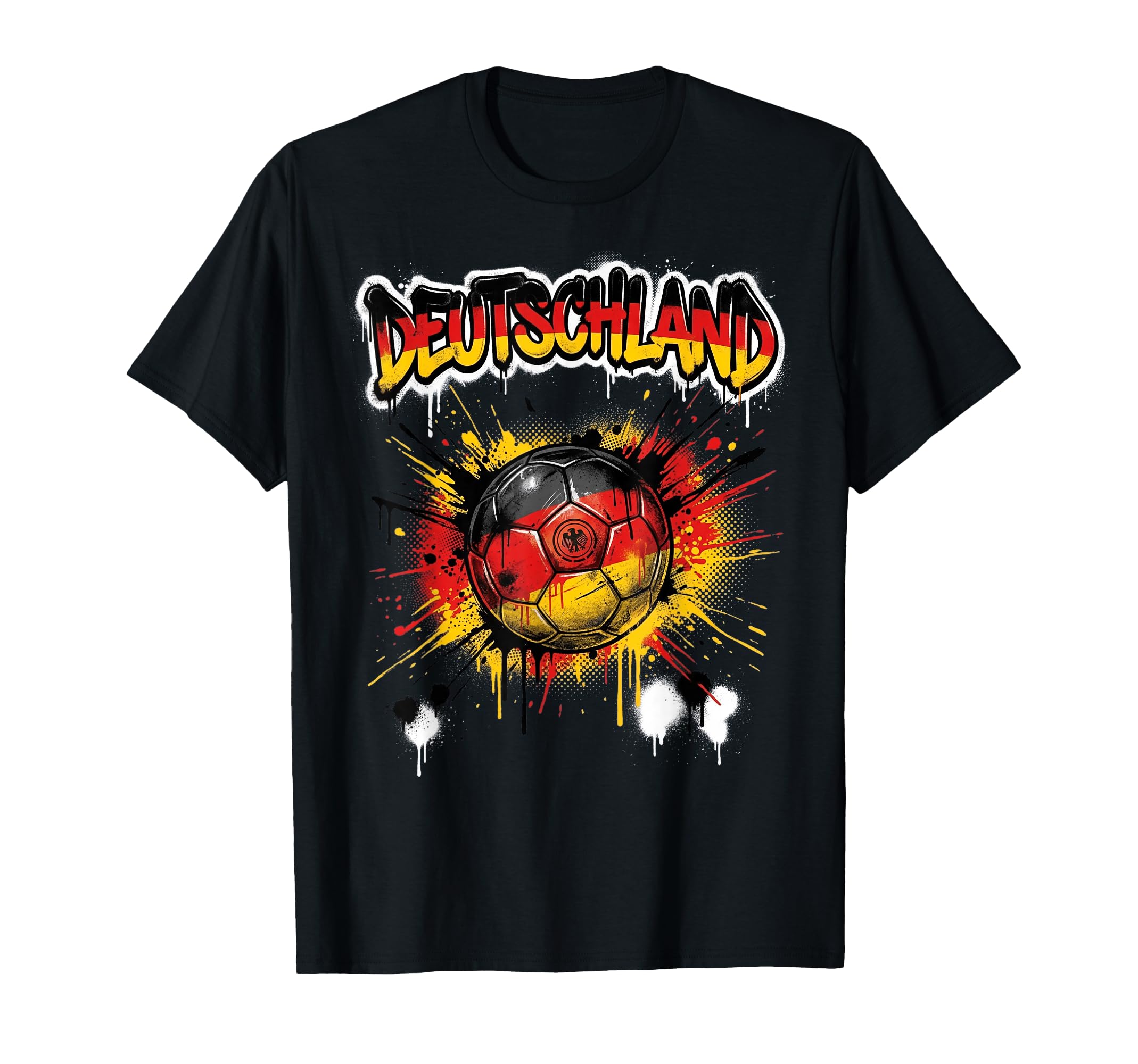Germany Football Soccer Player Flag T-Shirt - Graphic Print Men Women - T-Shirt, Sweatshirt, Hoodie