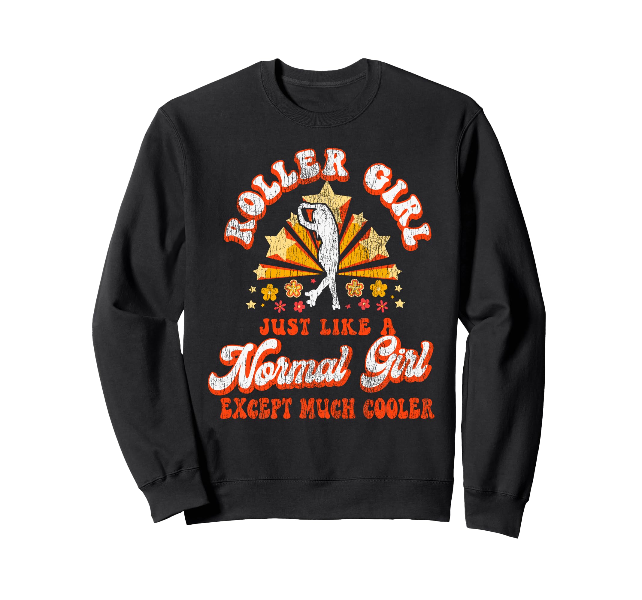 Roller Skating Skate 1970S Sweatshirt - Trendy Graphic Men Women - T-Shirt, Sweatshirt, Hoodie