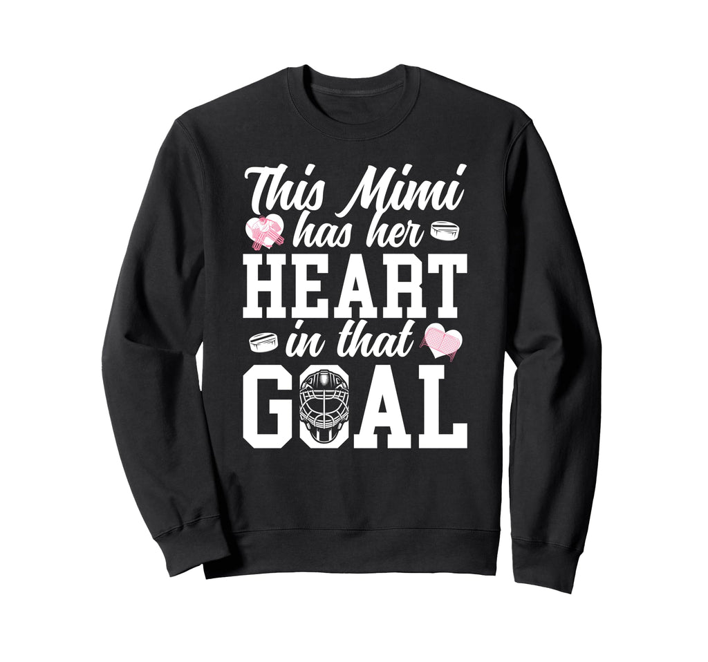 Proud Hockey Goalie Mimi Hockey Sweatshirt - Unique Graphic for Adults - T-Shirt, Sweatshirt, Hoodie