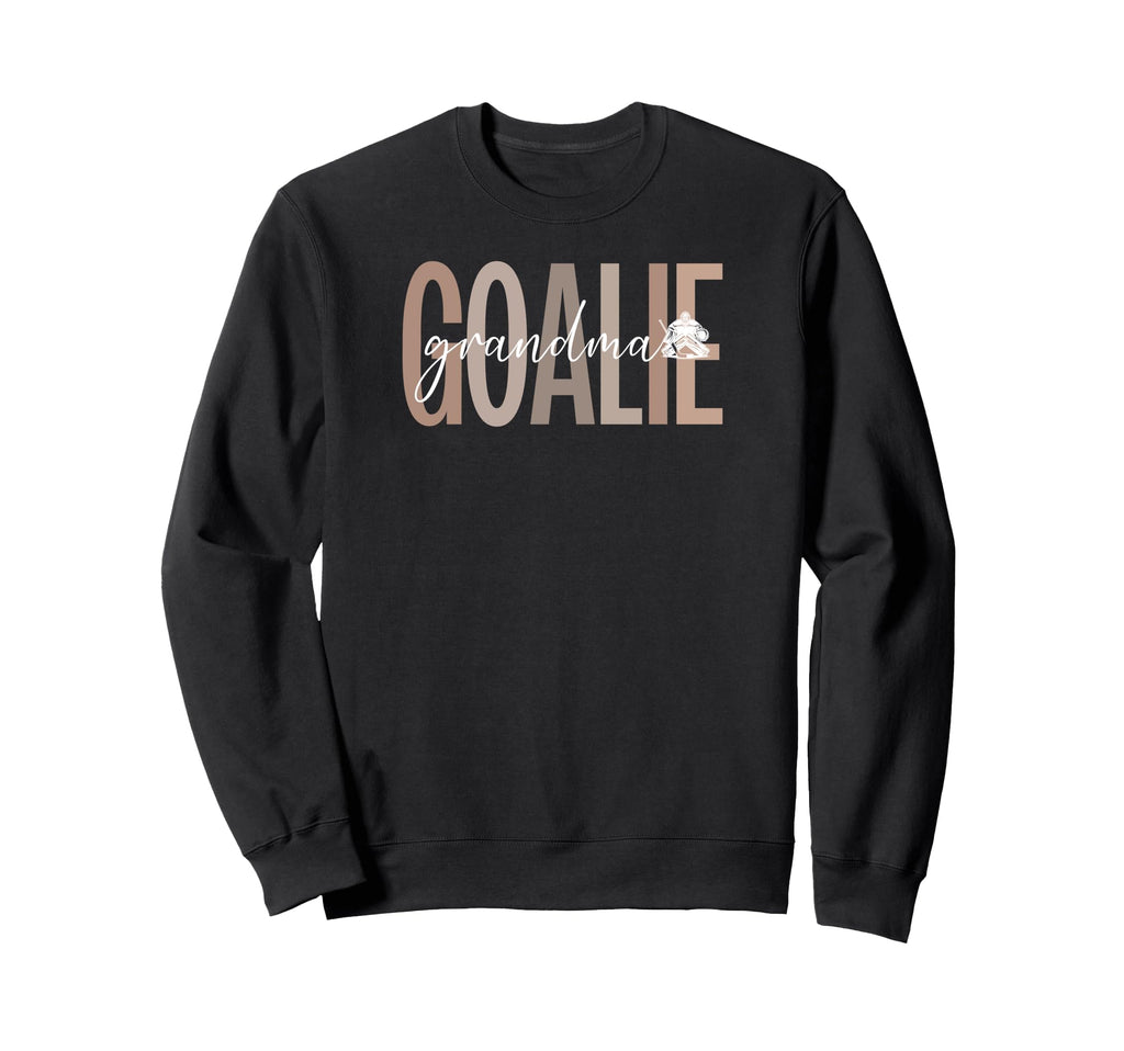 Ice Hockey Goalie Grandma Sweatshirt - Casual Everyday Wear for Adults - T-Shirt, Sweatshirt, Hoodie