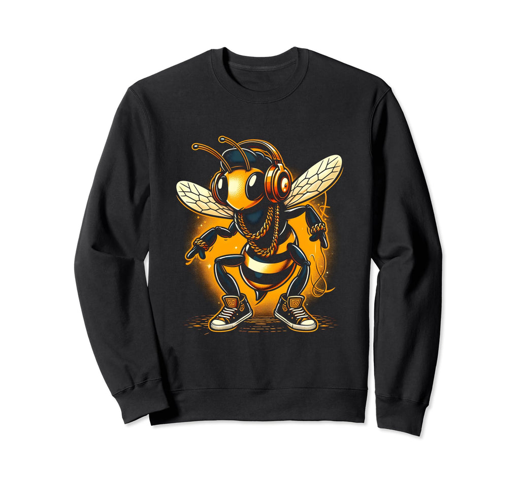 Bees Hip Hop Rap Old School Sweatshirt - Unique Graphic Unisex - T-Shirt, Sweatshirt, Hoodie